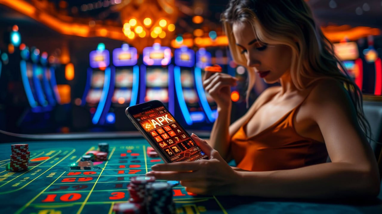 Mobile phone displaying live blackjack table with dealer on Fortune Ox