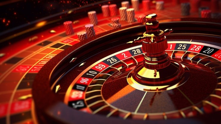 Live croupier spinning roulette wheel on taurus777 platform